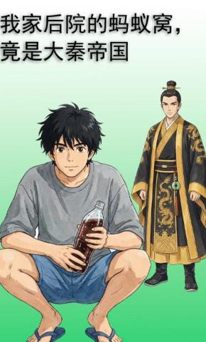 短剧《我的后院的蚂蚁窝，竟是大秦帝国》海报