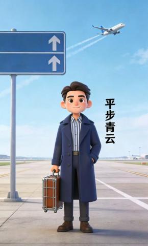 短剧《平步青云》海报