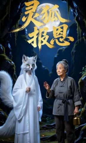 短剧《灵狐报恩》海报