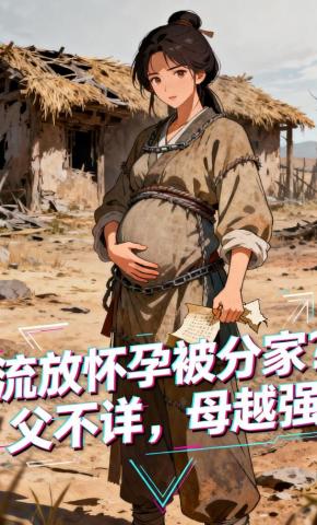 短剧《流放怀孕被分家?父不详，母越强》海报