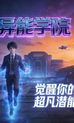 短剧《异能学院》海报