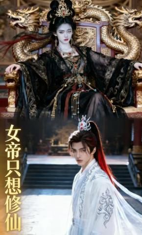 短剧《女帝只想修仙》海报