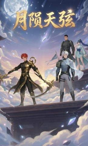 短剧《月陨天弦》海报
