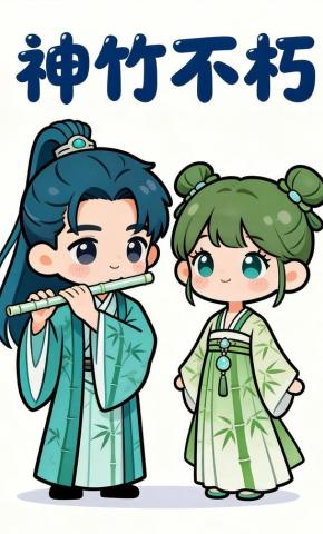 短剧《神竹不朽》海报