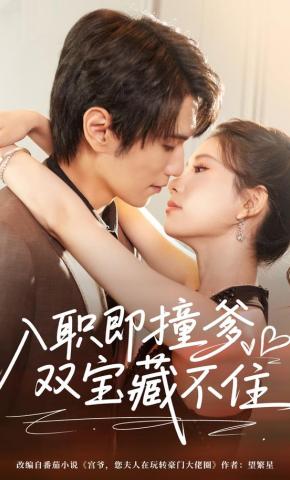 短剧《入职即撞爹双宝藏不住》海报