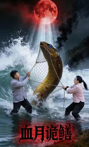 短剧《血月诡鳝》海报
