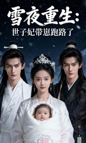 短剧《雪夜重生：世子妃带崽跑路了》海报