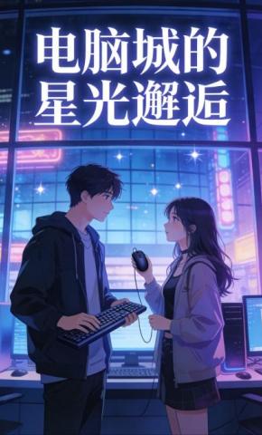 短剧《电脑城的星光邂逅》海报