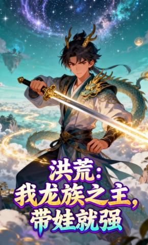 短剧《洪荒：我龙族之主，带娃就强》海报