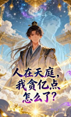 短剧《人在天庭，我贪亿点怎么了？》海报