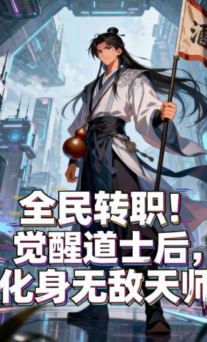 短剧《全民转职！觉醒道士后，化身无敌天师》海报