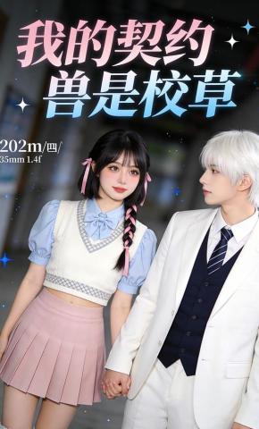 短剧《我的契约兽是校草》海报