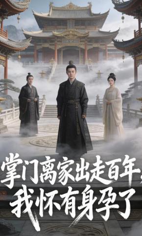 短剧《掌门离家出走百年，我怀有身孕了》海报