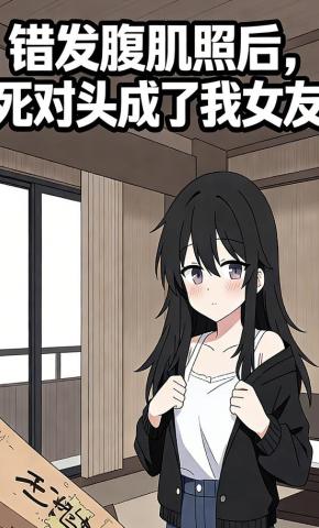 短剧《错发腹肌照后，死对头成了我女友》海报