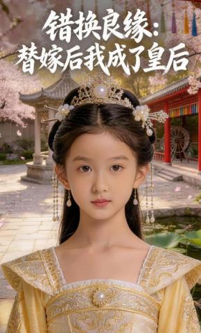 短剧《错换良缘：替嫁后我成了皇后》海报