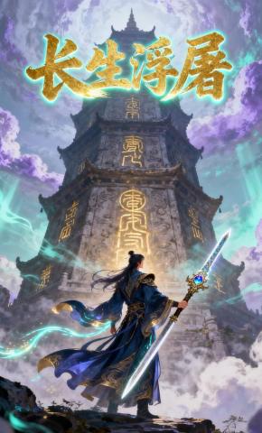 短剧《长生浮屠》海报