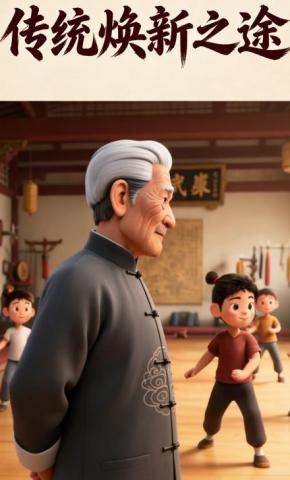短剧《传统焕新之途》海报