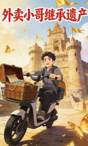 短剧《外卖小哥继承遗产》海报
