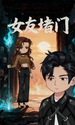 短剧《女友堵门》海报