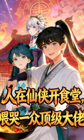 短剧《人在仙侠开食堂，喂哭一众顶级大佬》海报