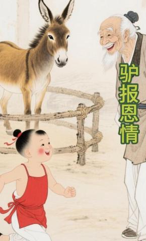 短剧《驴报恩情》海报