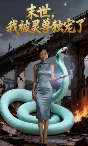 短剧《末世，我被灵兽独宠了》海报