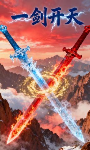 短剧《一剑开天》海报