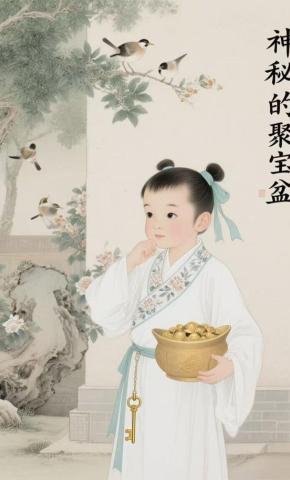 短剧《神秘的聚宝盆》海报