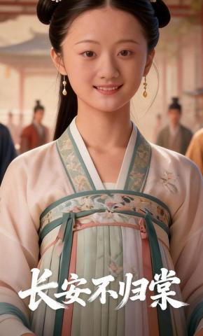 短剧《长安不归棠》海报