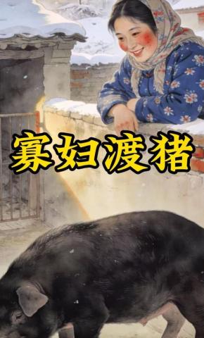 短剧《寡妇渡猪》海报
