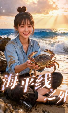 短剧《海平线之外》海报