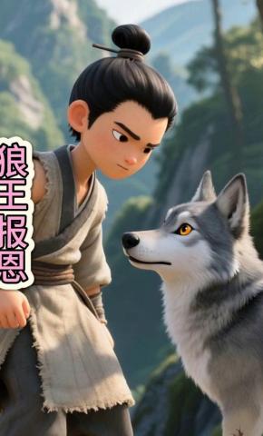 短剧《狼王报恩》海报