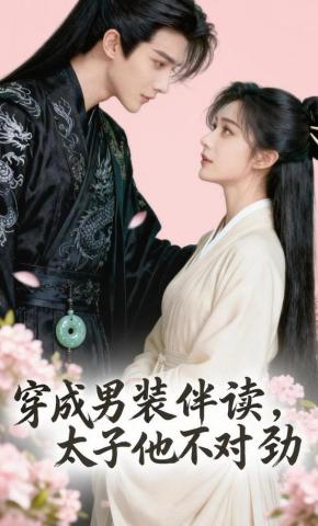 短剧《穿成男装伴读，太子他不对劲》海报