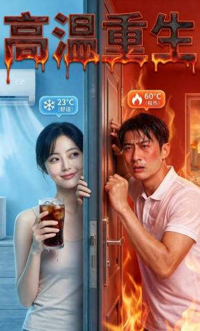 短剧《高温重生》海报