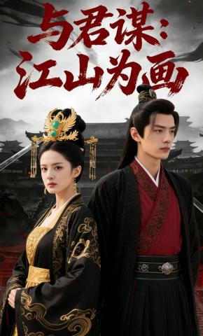 短剧《与君谋：江山为画》海报