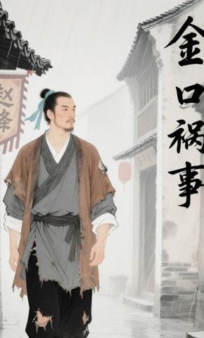 短剧《金口祸事》海报