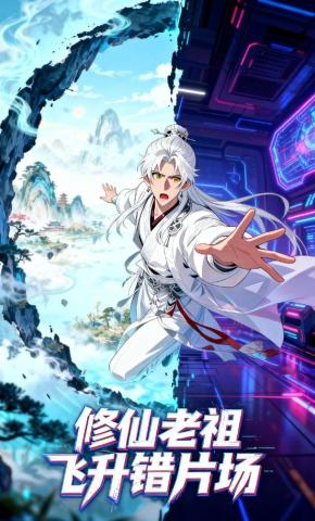 短剧《修仙老祖飞升错片场》海报