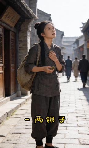 短剧《一两银子》海报