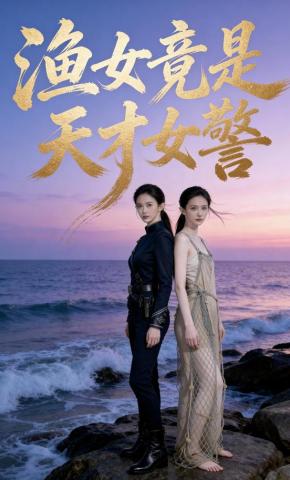 短剧《渔女竟是天才女警》海报