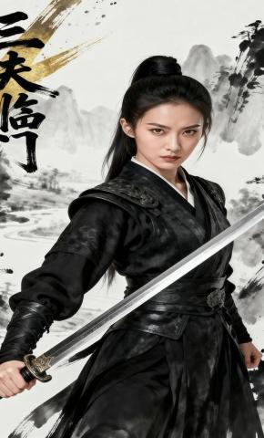 短剧《三夫临门》海报