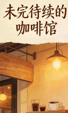 短剧《未完待续的咖啡馆》海报