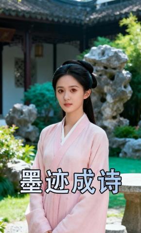 短剧《墨迹成诗》海报