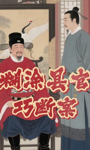 短剧《糊涂县官巧断案》海报