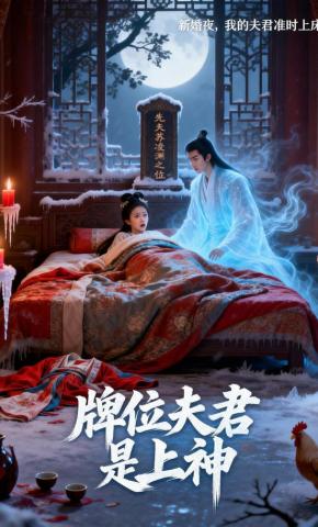 短剧《牌位夫君是上神》海报