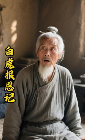 短剧《白虎报恩记》海报