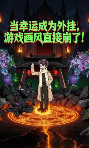 短剧《当幸运成为外挂，游戏画风直接崩了！》海报