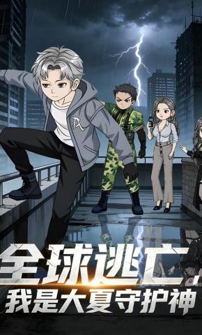 短剧《全球逃亡，我是大夏守护神》海报