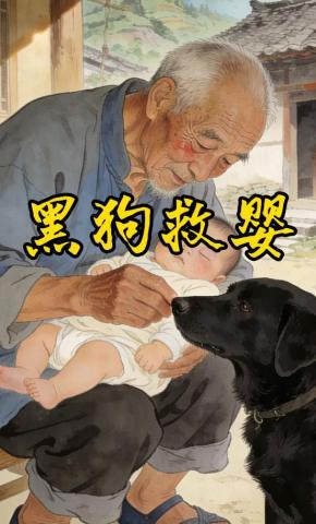 短剧《黑狗救婴》海报