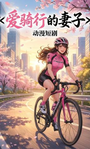 短剧《爱骑行的妻子》海报