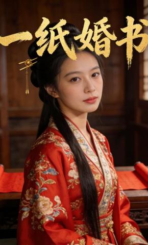 短剧《一纸婚书》海报